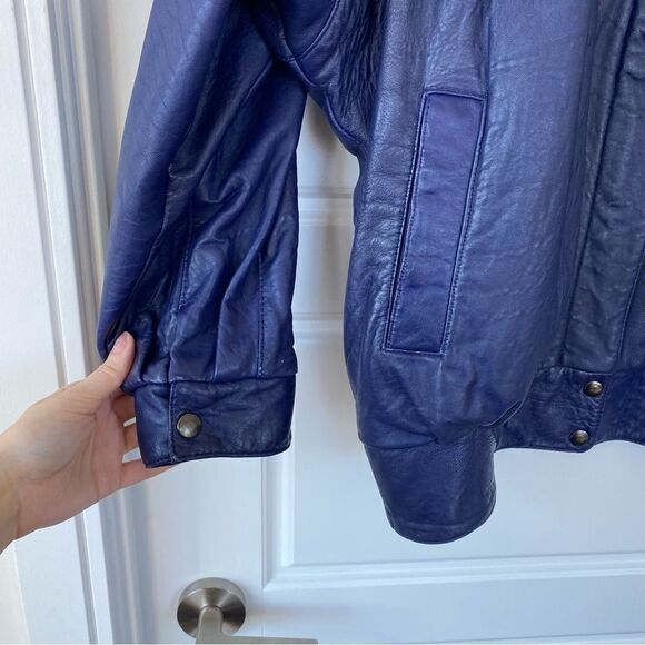 COSA NOVA | Vintage Leather Bomber Jacket - Picture 7 of 16